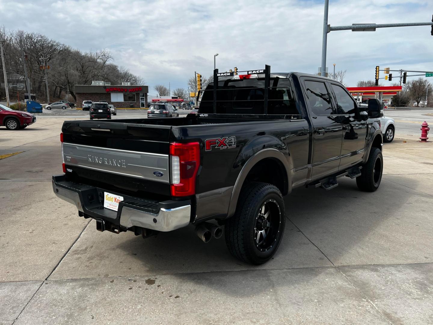 2017 Black /Black/Brown Premium Leather Ford F-350 SD King Ranch Crew Cab Long Bed 4WD (1FT8W3BT9HE) with an 6.7L V8 OHV 16V DIESEL engine, 6A transmission, located at 104 1st Avenue, Silvis, IL, 61282, (309) 755-9511, 41.515156, -90.425377 - Every king deserves a truck that pull over the enemy lord's castle. Here at Gold Key we have a 2017 F-350 KING RANCH that turn you from a local lord to the King of the Castle. Stop on in at 104 1st Ave in Silvis, IL or call us at (309) 755-9511 to get more information on this beast of a truck! - Photo#4